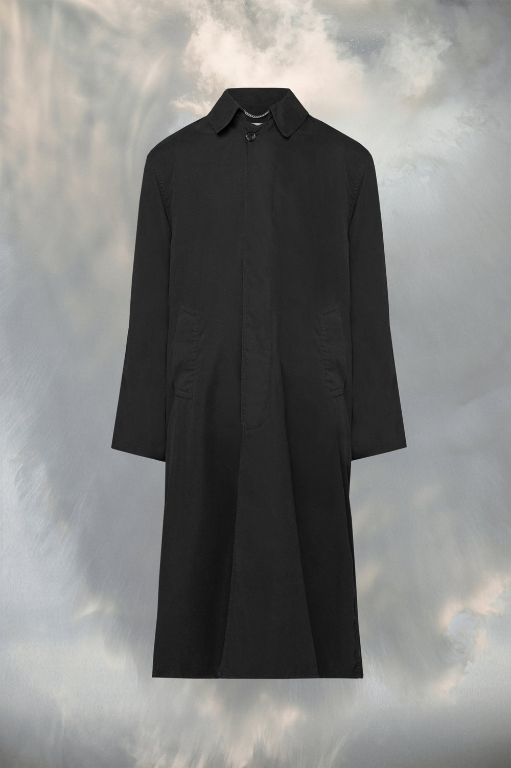 Peached trench coat