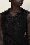 Sheer tea dress