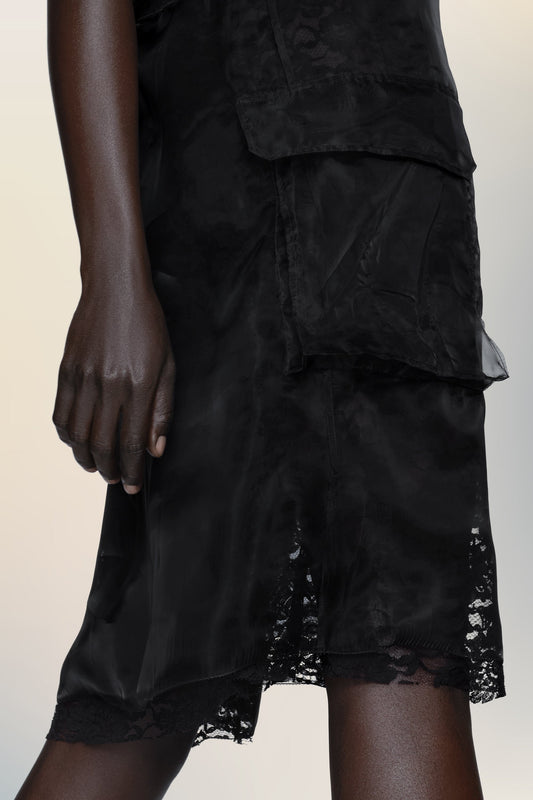 Sheer tea dress