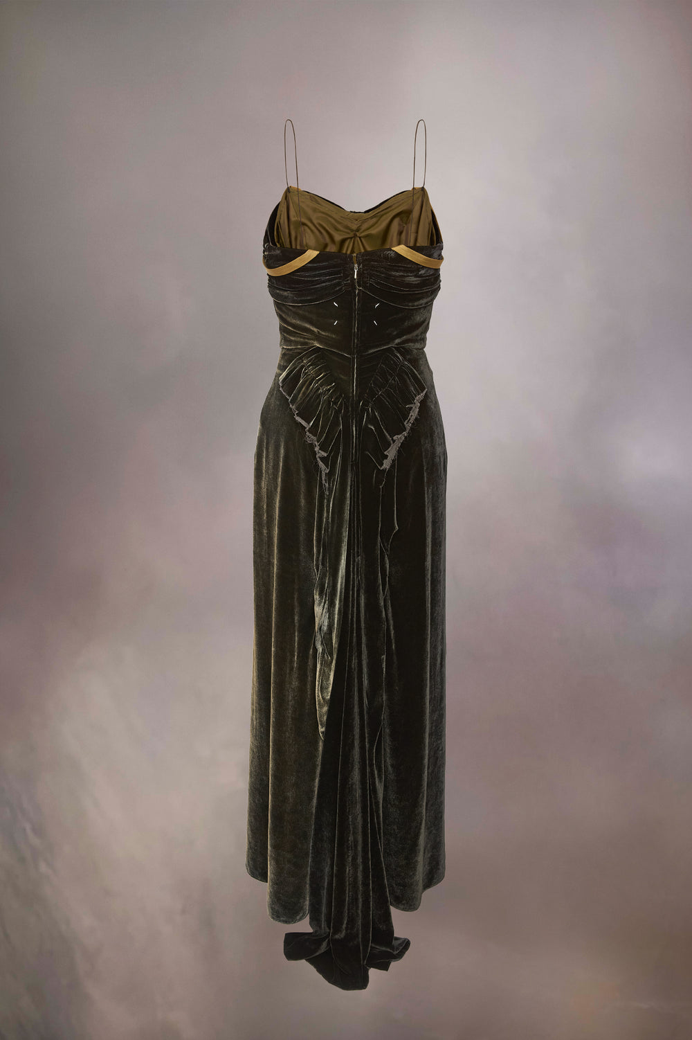 Silk maxi dress