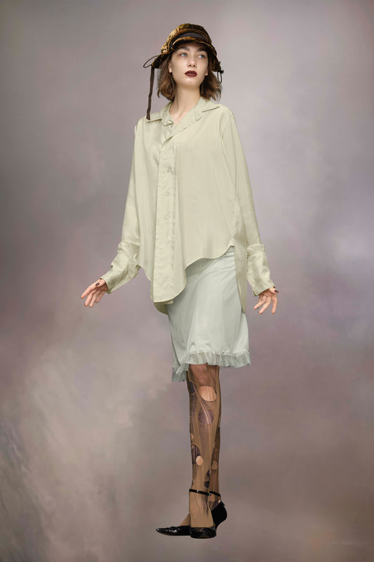 Dropped hem shirt