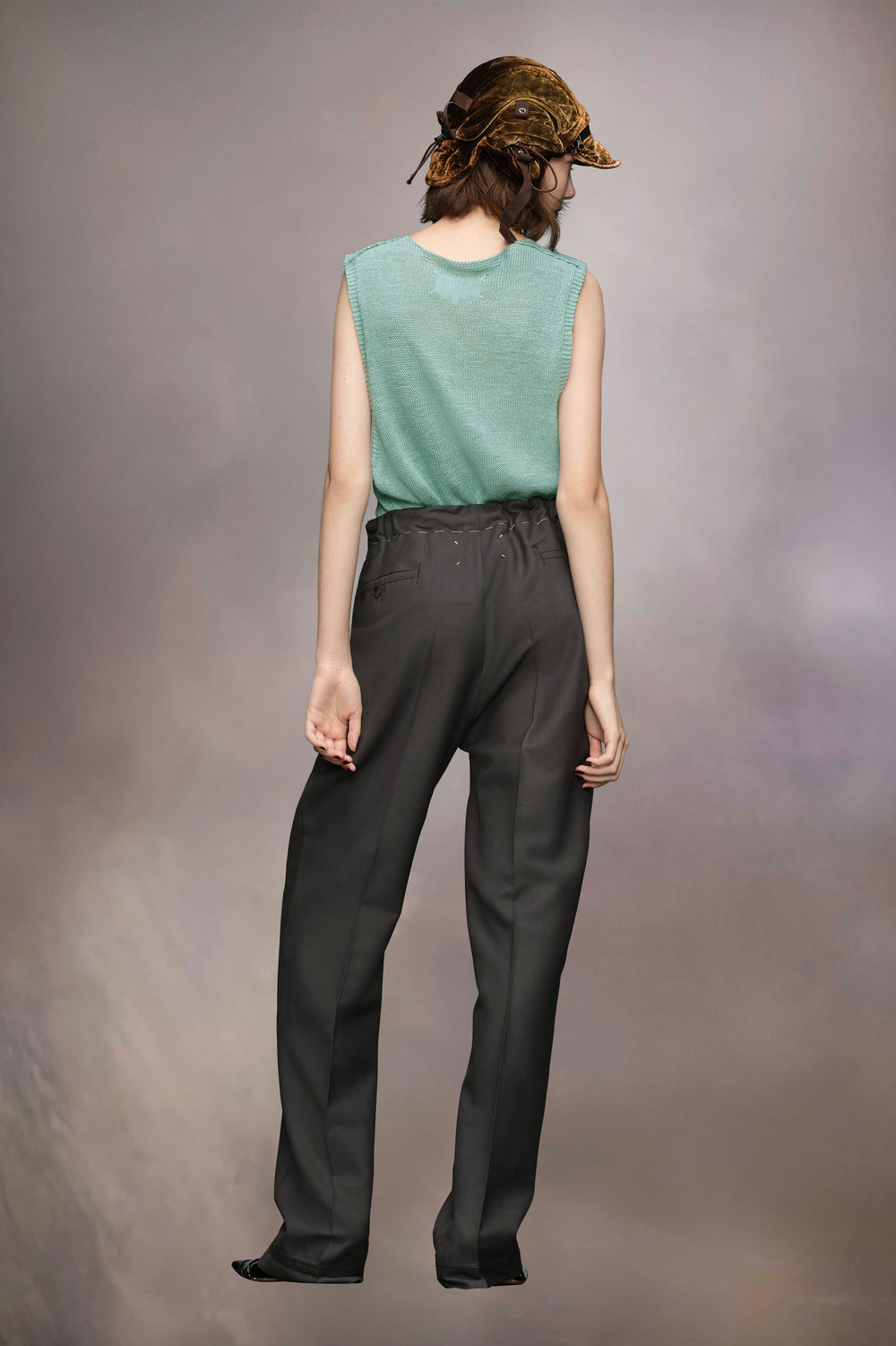 Gardening hemp knit vest