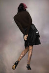 Wool polo-neck top