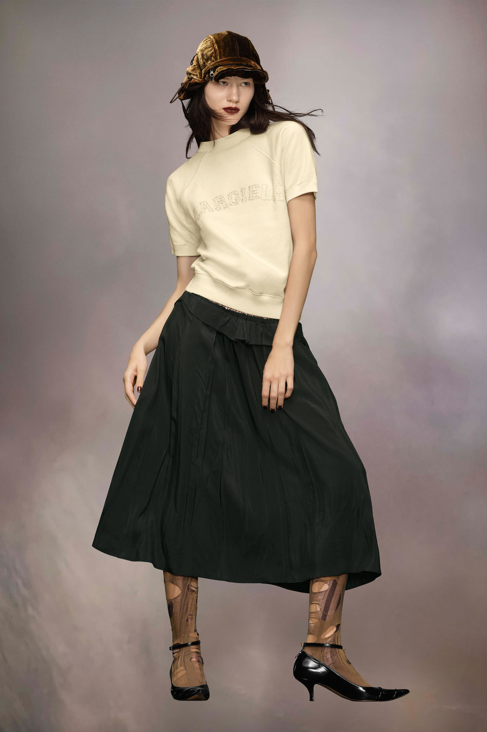 Short sleeve sweatshirt