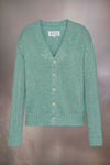 Gardening hemp knit cardigan