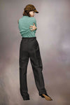Gardening hemp knit cardigan