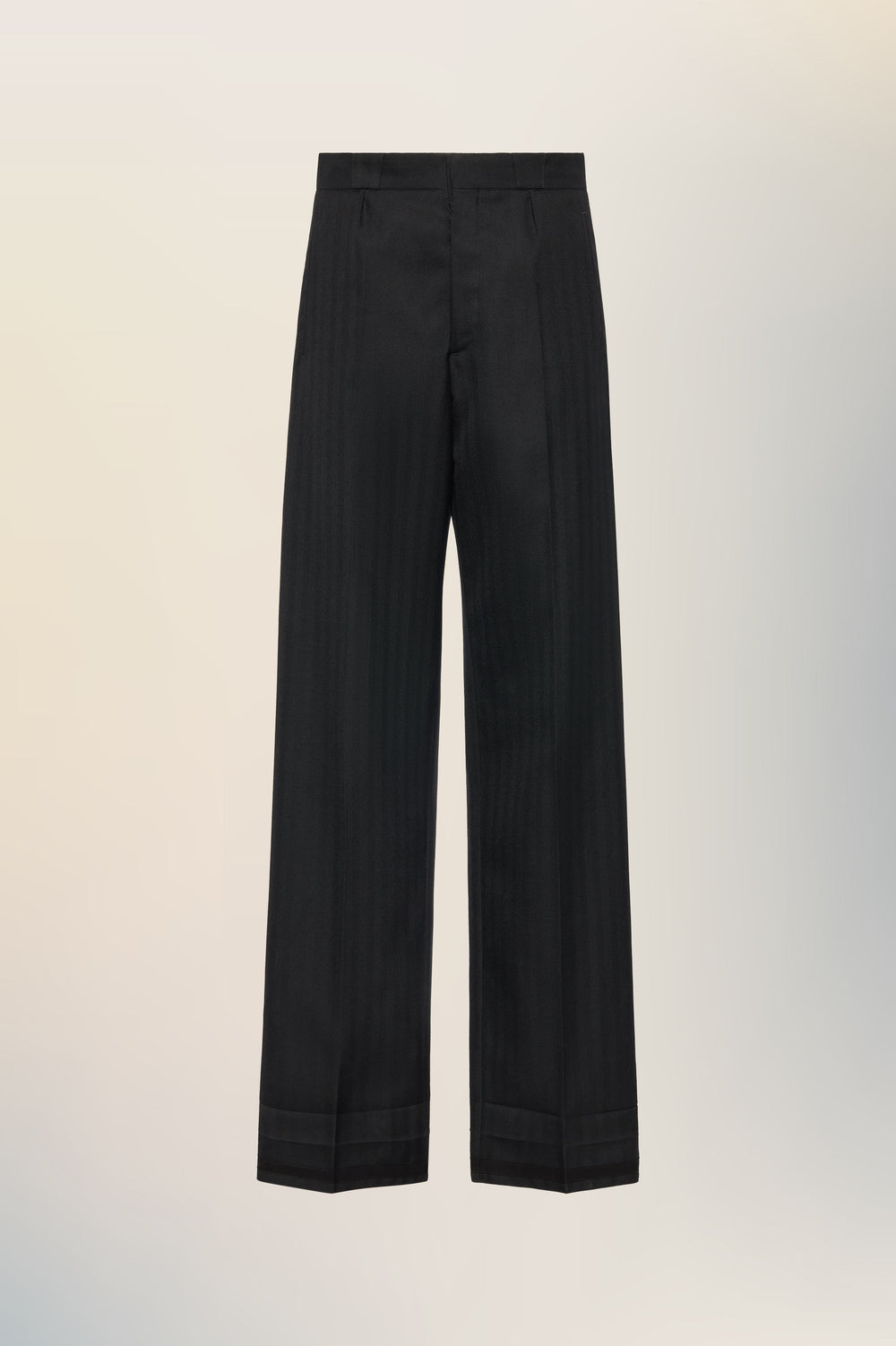 Tailored wool trousers