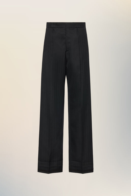 Tailored wool trousers