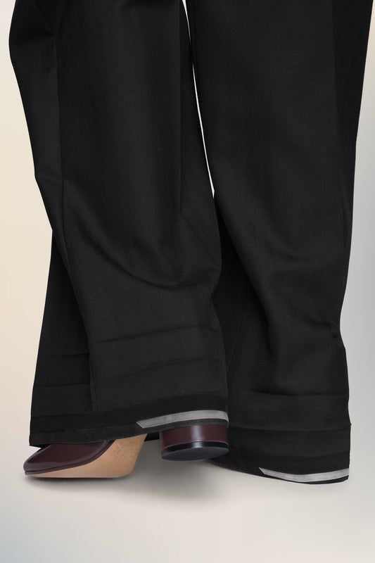 Tailored wool trousers