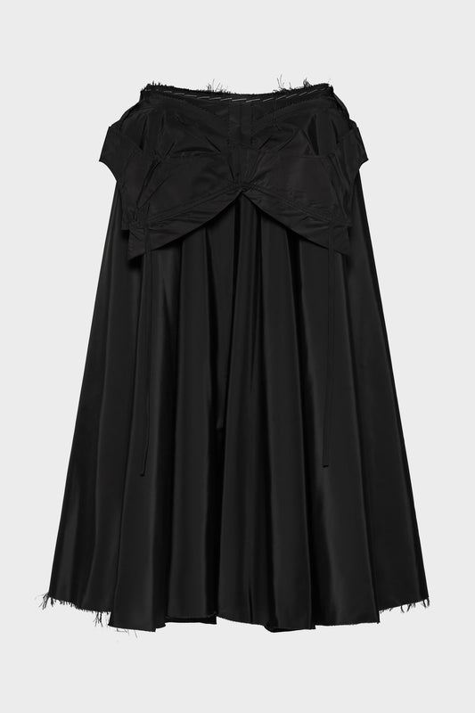 Taffeta Midi Skirt