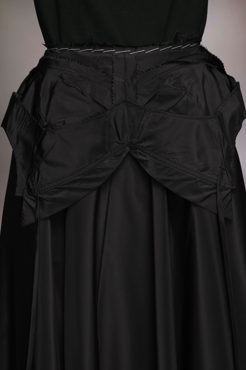 Taffeta Midi Skirt