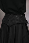 Taffeta Midi Skirt