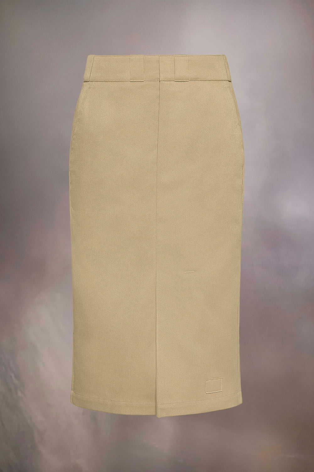 Skater chino midi skirt