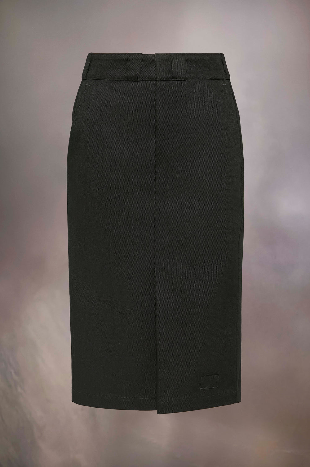 Skater chino midi skirt