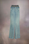 Anonymity of the lining denim skirt