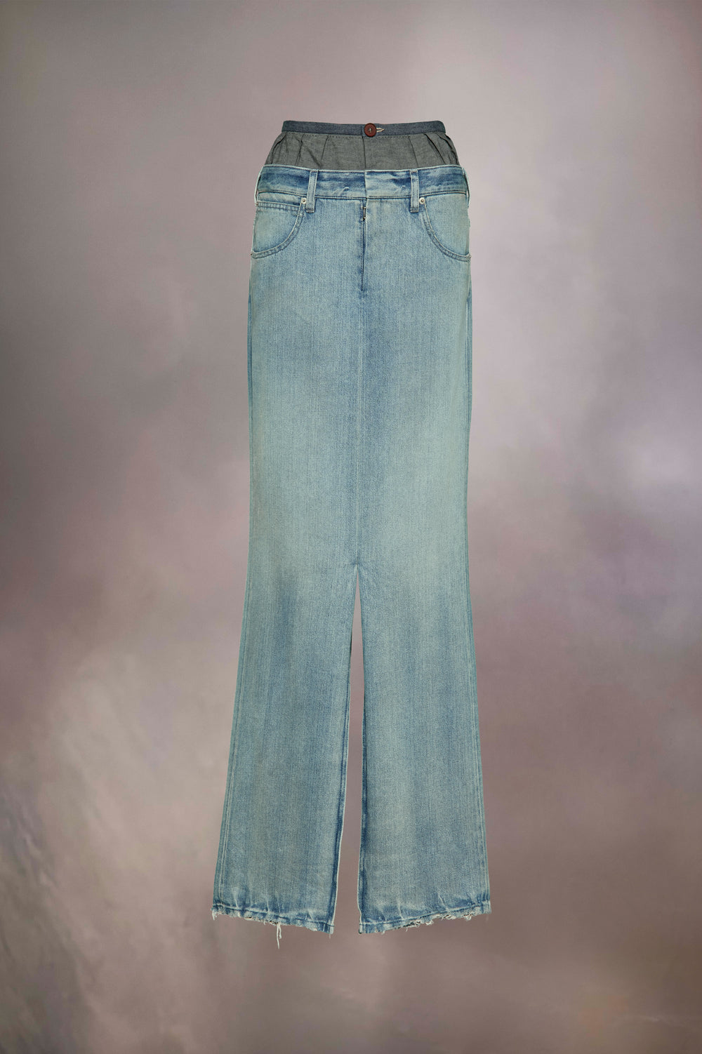 Anonymity of the lining denim skirt