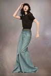 Anonymity of the lining denim skirt
