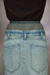 Anonymity of the lining denim skirt
