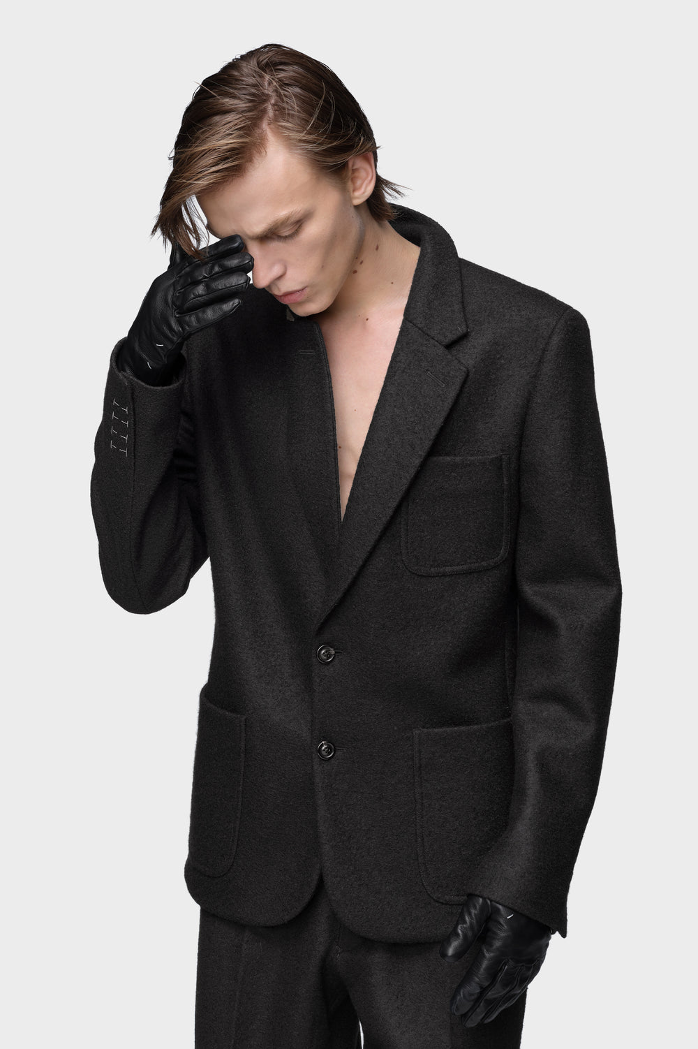 Felted wool jacket
