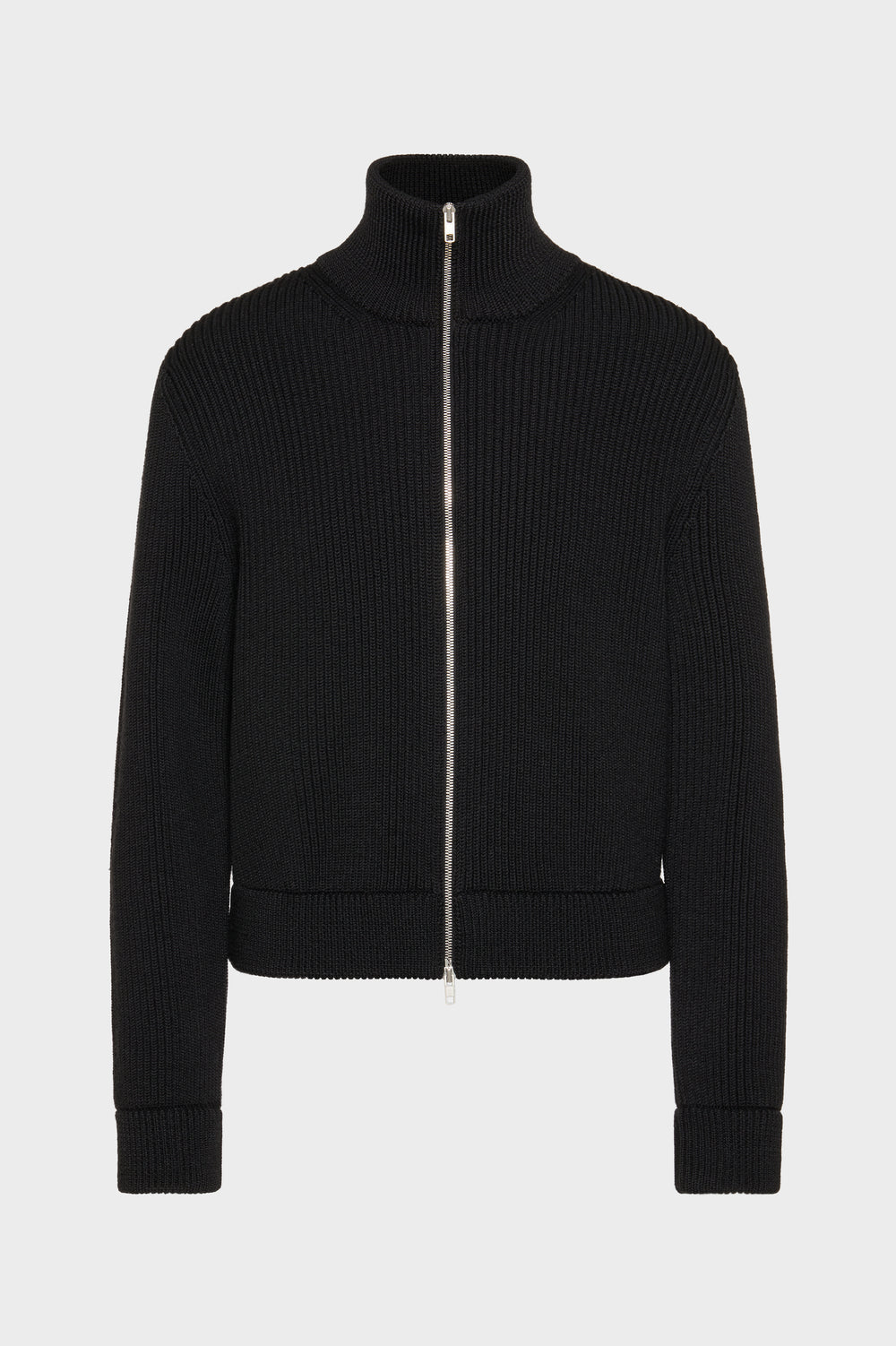 Wool knit jacket