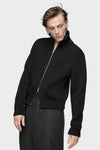 Wool knit jacket