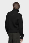 Wool knit jacket