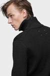 Wool knit jacket
