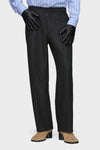 Felted Wool Straight-Leg Trousers
