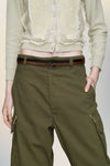 Leather belt