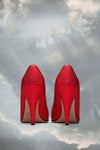 Tabi rhinestone pump