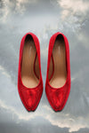 Tabi rhinestone pump