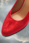 Tabi rhinestone pump