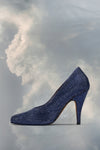 Tabi rhinestone pump