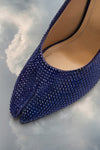 Tabi rhinestone pump