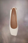 Four stitches décortiqué pumps