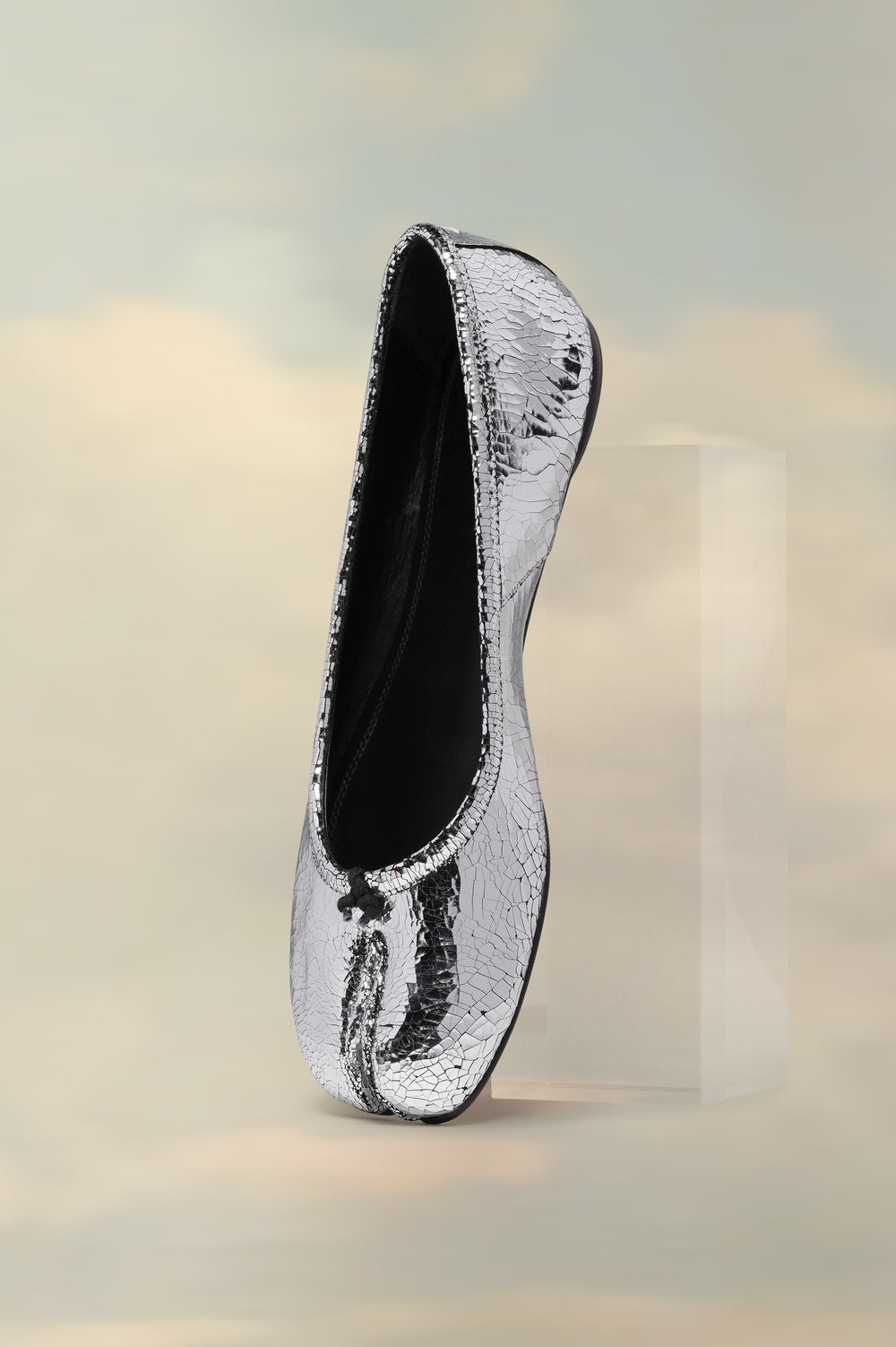 Tabi broken mirror ballerina