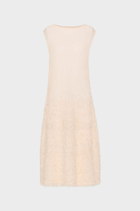 Retrograde silk knit dress