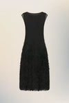 Retrograde silk knit dress
