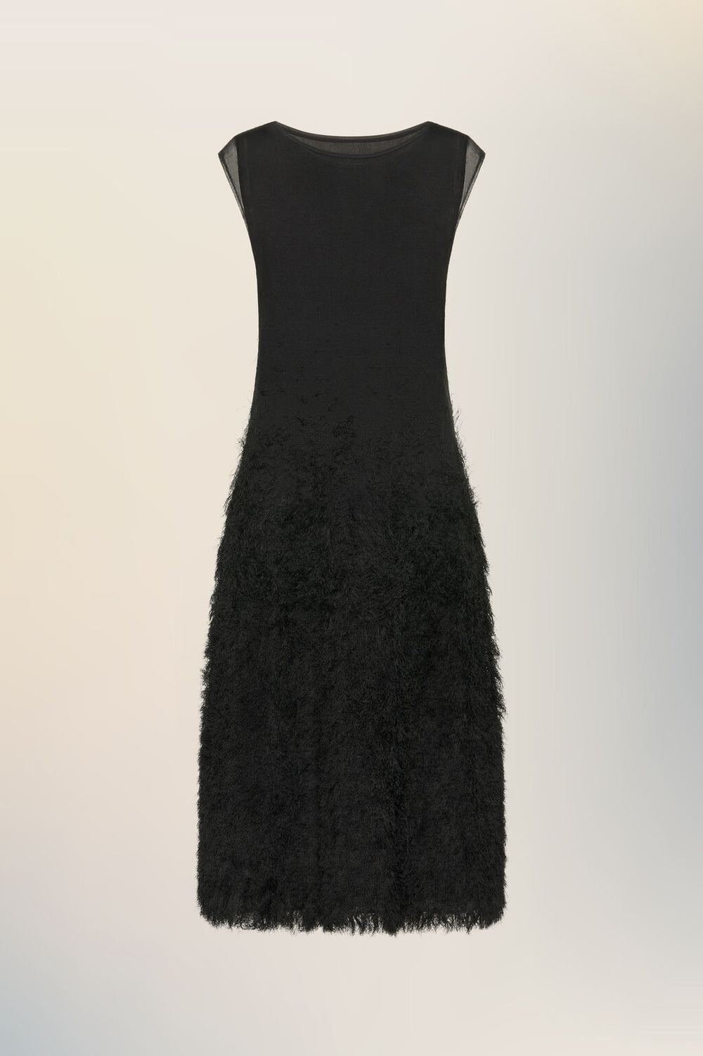 Retrograde silk knit dress