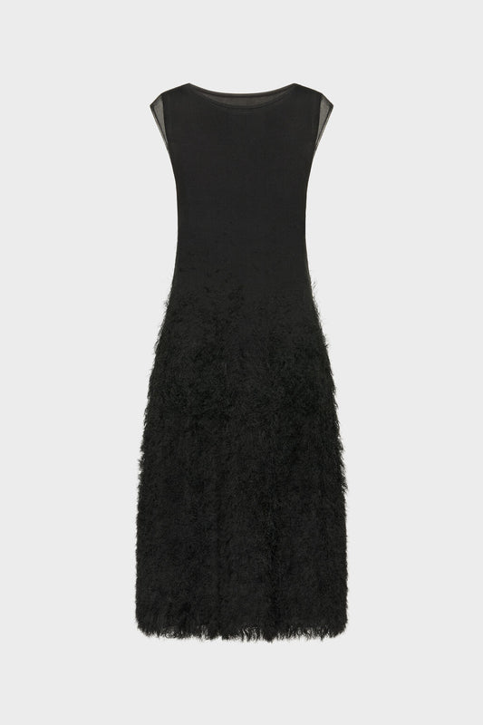 Retrograde silk knit dress