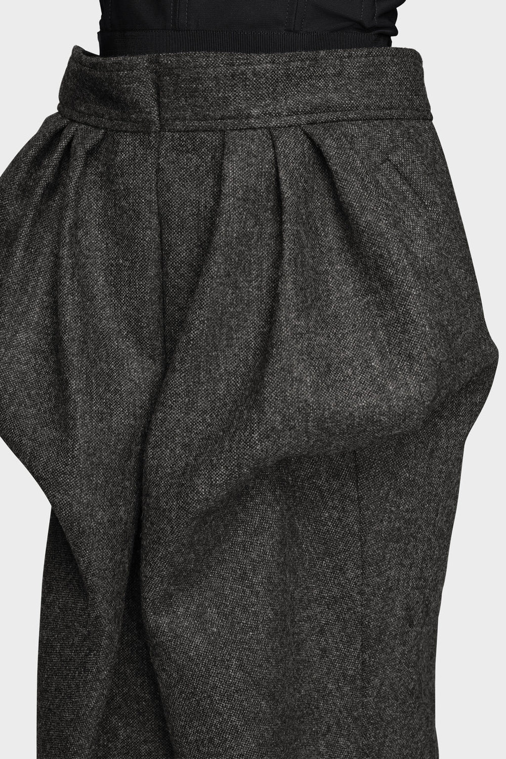 Wool bustier dress
