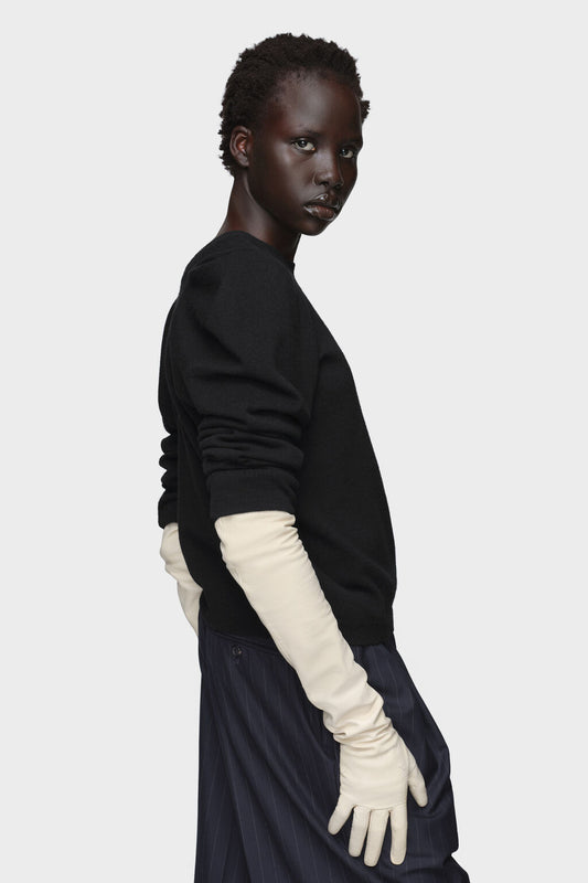 Wool knit top