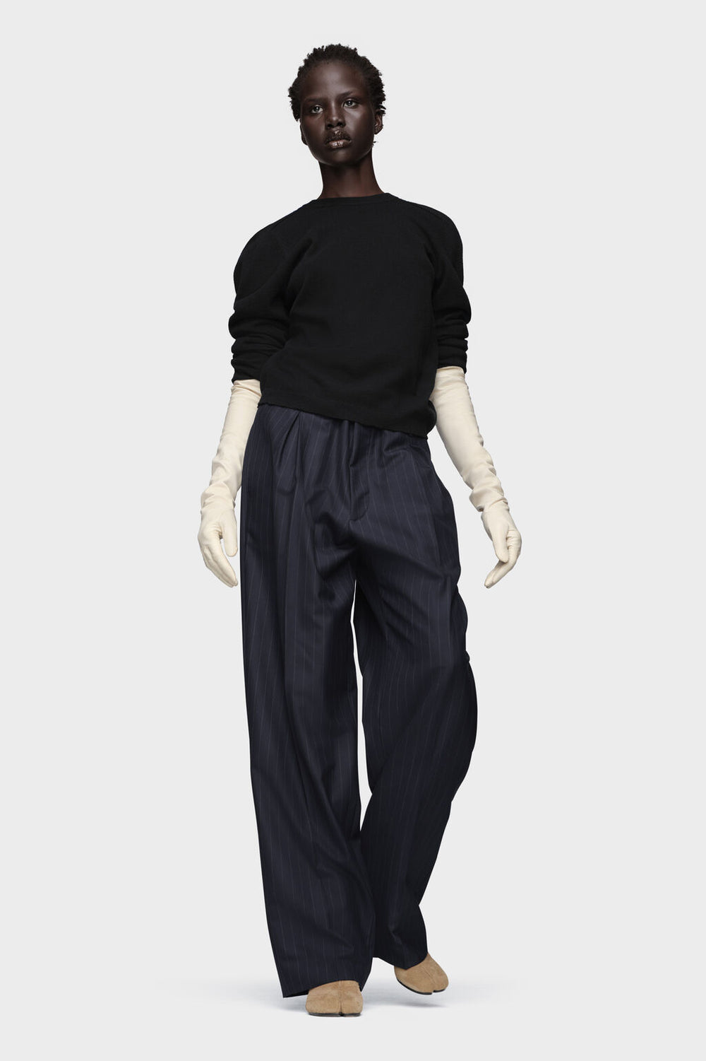 Wool knit top