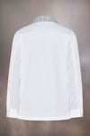 Patchwork pinstripe shirt