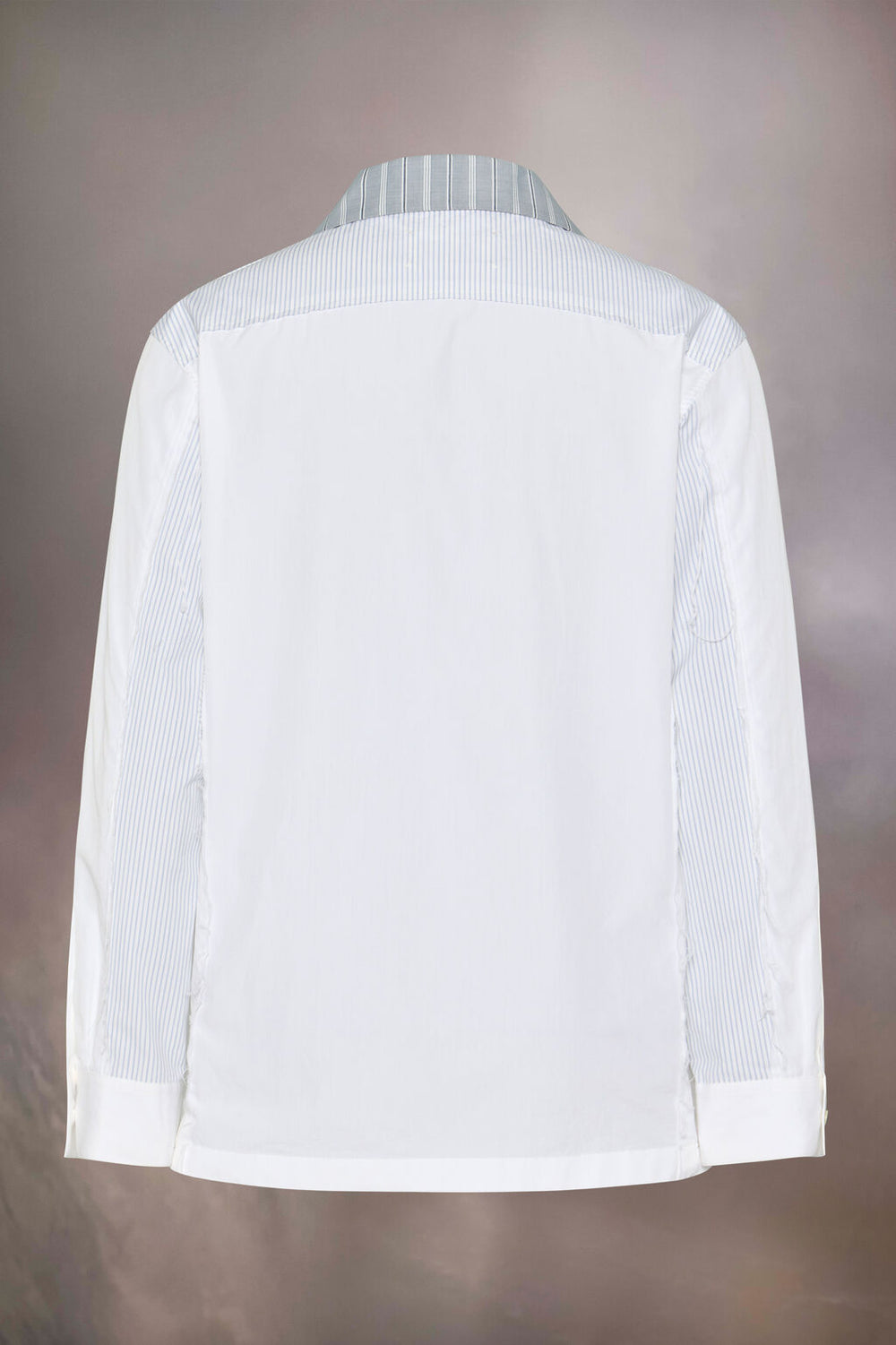 Patchwork pinstripe shirt