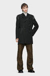 Reversible wool coat