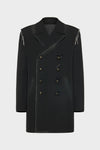 Reversible wool coat