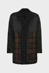 Reversible wool coat