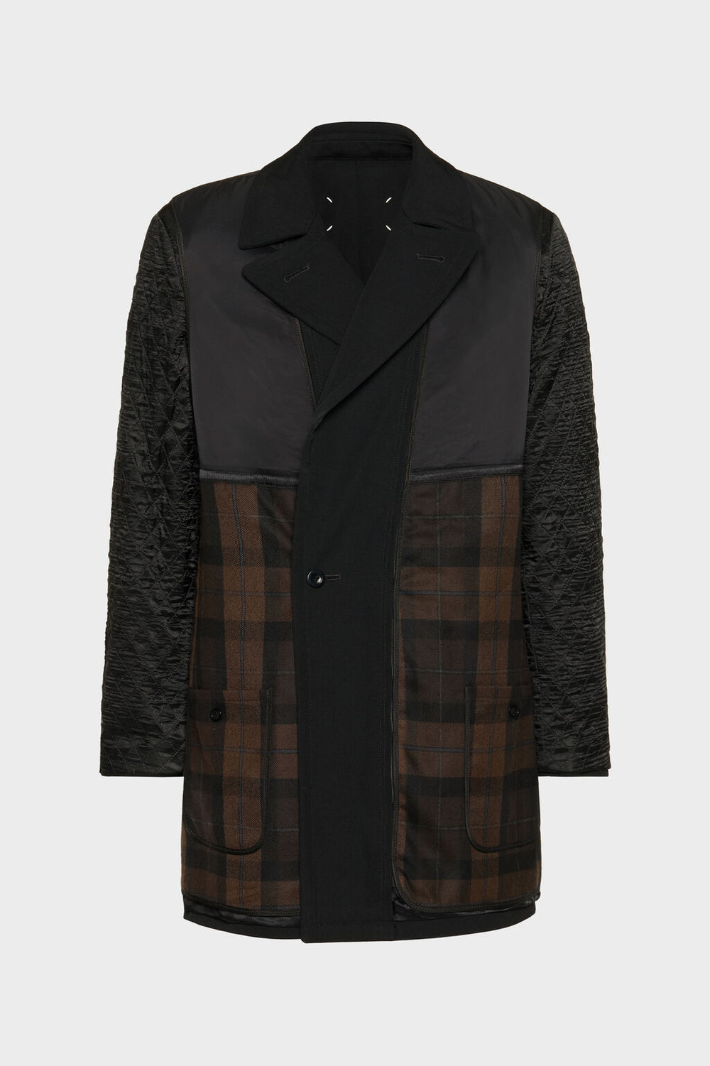Reversible wool coat