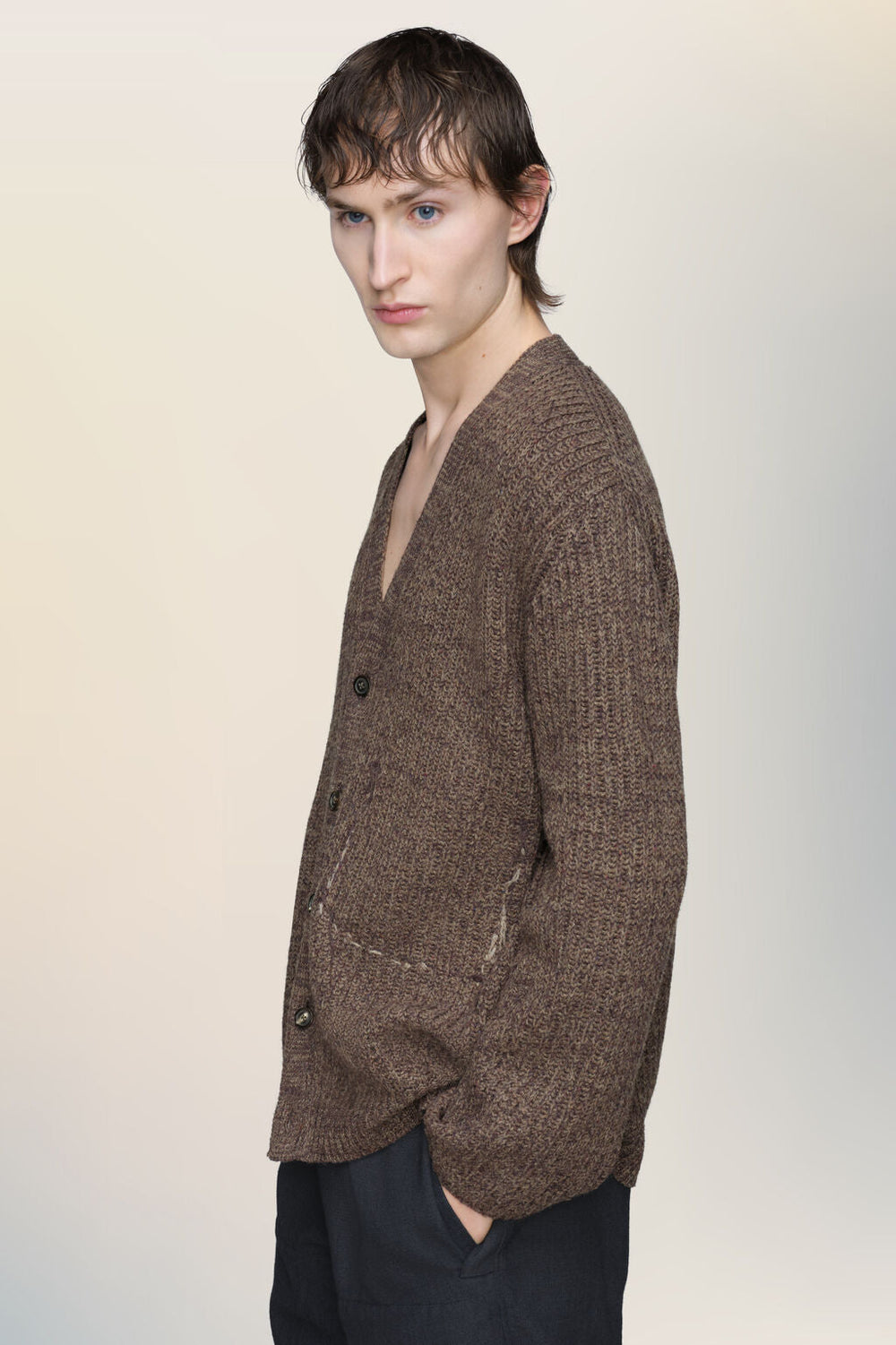 Wool cardigan